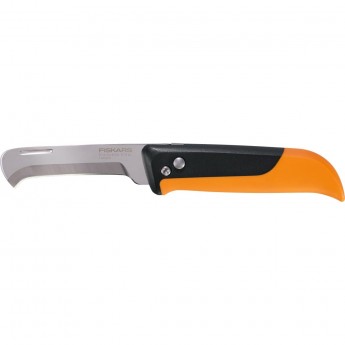 Нож садовый FISKARS K80 X-SERIES черный/оранжевый