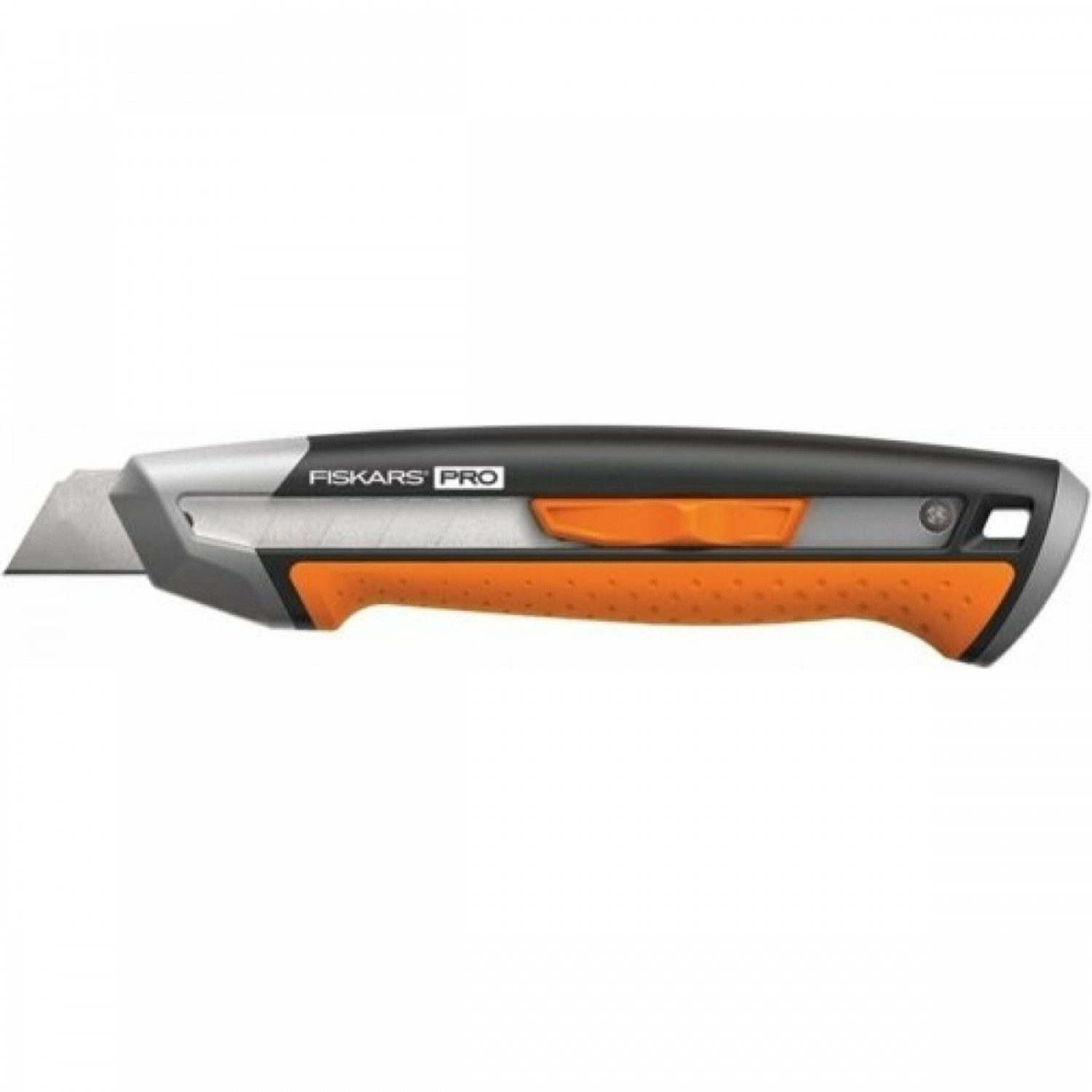 FISKARS CARBONMAX с выдвижным , сменным лезвием 18мм 1027227. Купить Нож  строительный на Официальном Сайте FISKARS в России.