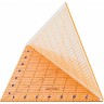Складная линейка FISKARS. Идеально подходит для резки квадратов и треугольников 1023903