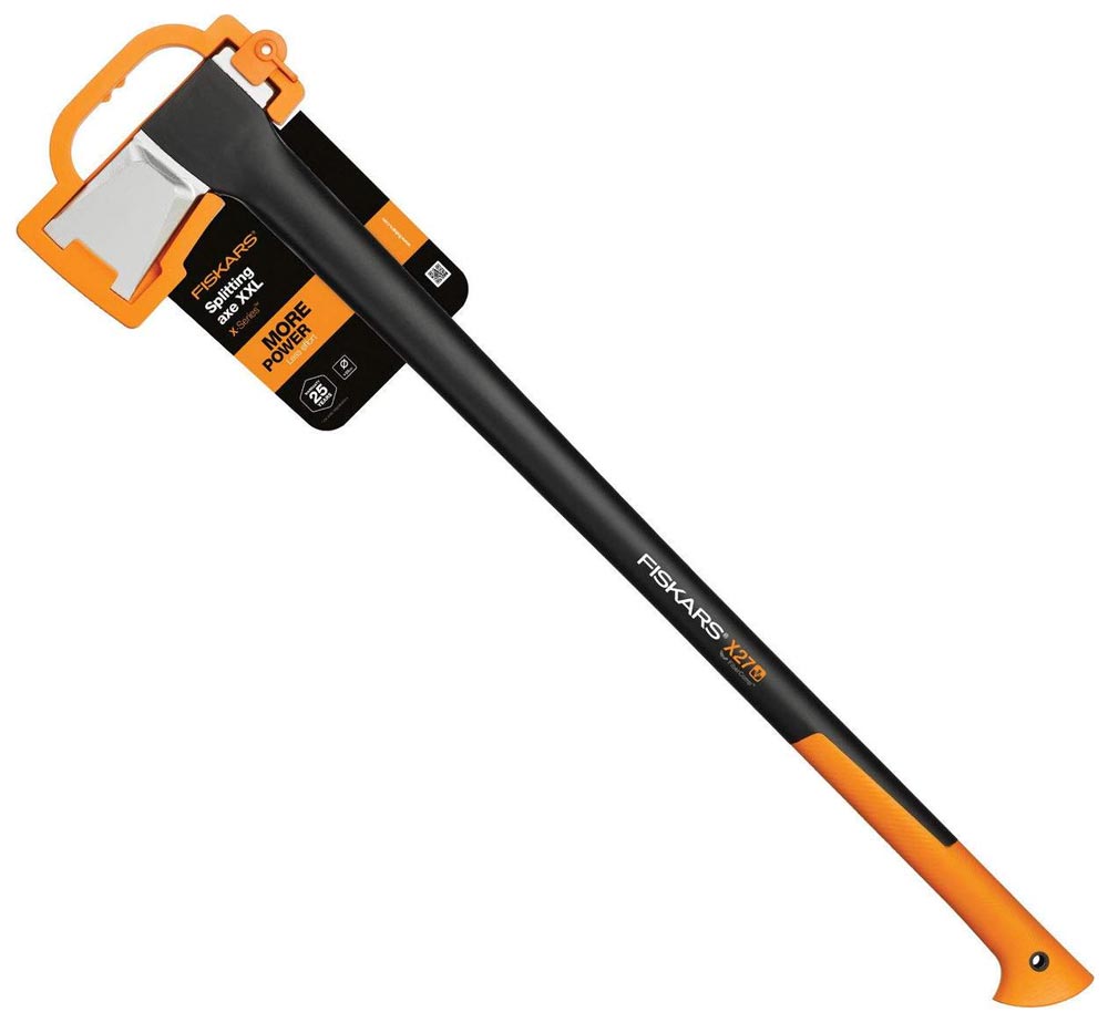 Обзор FISKARS X27 XXL. Топор с закругленным топорищем и 25-летней гарантией