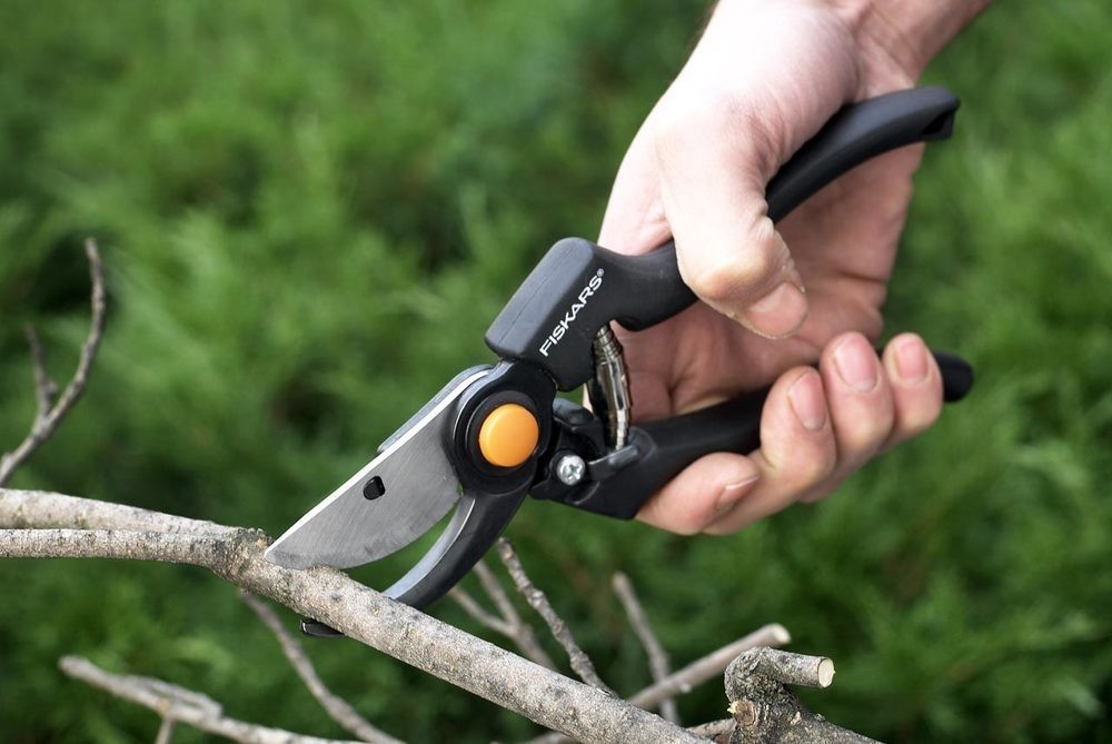 Обзор FISKARS P90. Профессиональный садовый секатор со спиральной пружиной